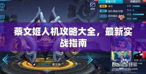 蔡文姬人机攻略大全，最新实战指南